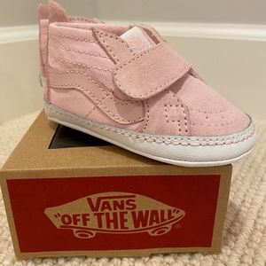 Vans Infant Sk8-Hi Crib Girls Shoes - Pink